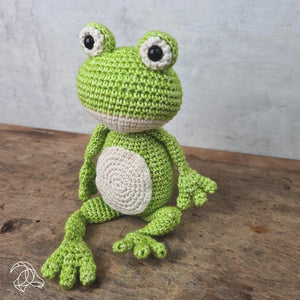 Vinny Frog - Crochet Kit - The Whimsical Workshop LLC - Crochet Starter Kit