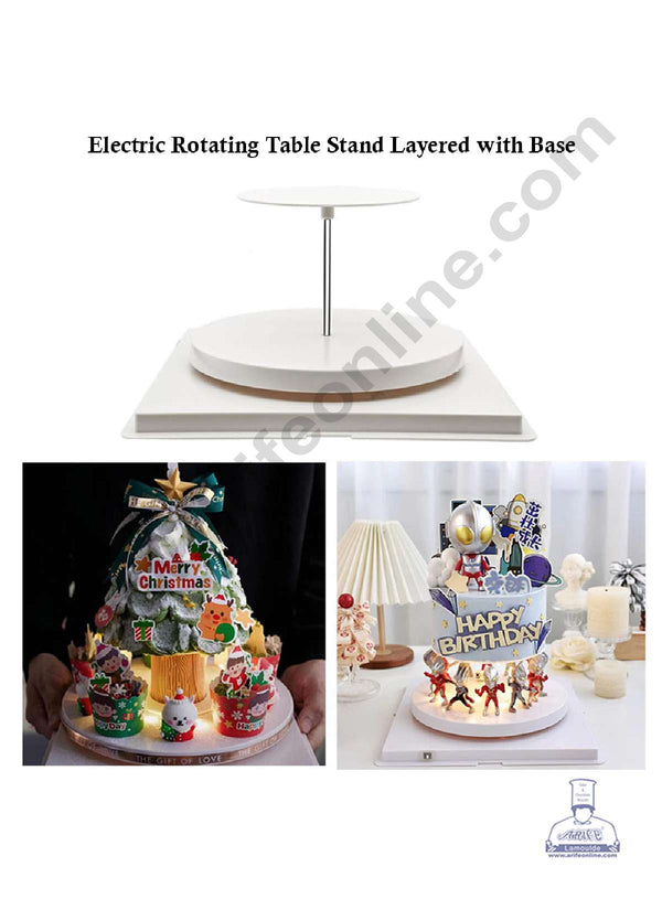 KBNIAN Cake Turntable Set 11” Rotating Cake Decorating Stand with