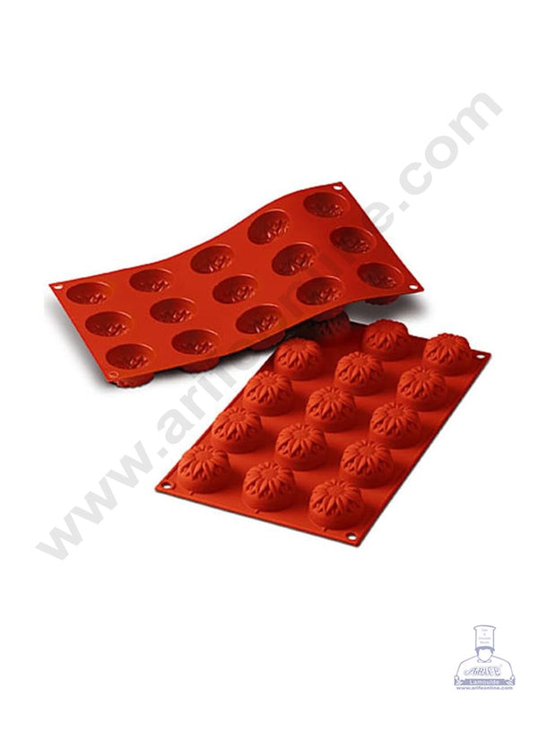 Silicone Waffles Pan Cake Baking Baked Muffin Cake Chocolate Mold Mould  Tray Red 7426815777891
