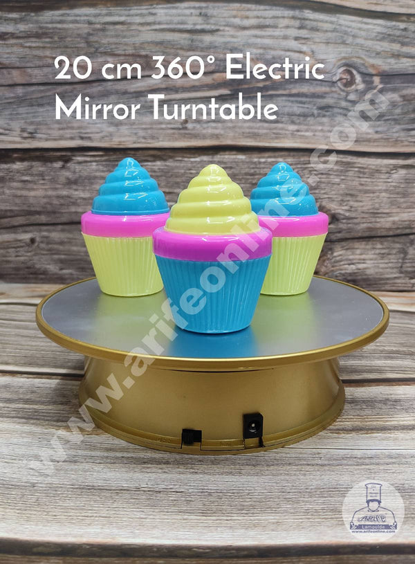 360 Degree Smooth Rotating Fiber Cake Stand Decorating Turntable Decorate  Cake