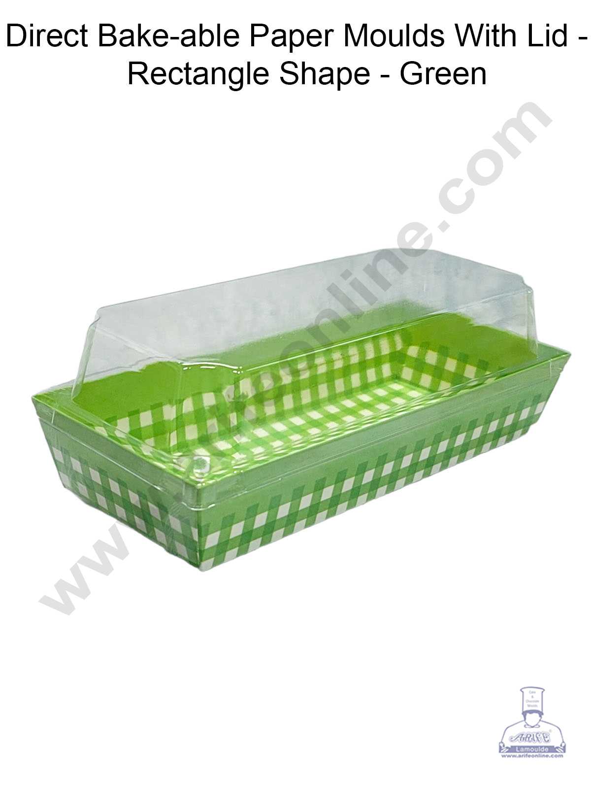 Buy Esslly Bake N Serve Paper Disposable Bar Cake Mould Tray - Size -  20x6.5x5 cms | Brown Floret Corrugated | Pack of 20 Online at Low Prices in  India - Amazon.in