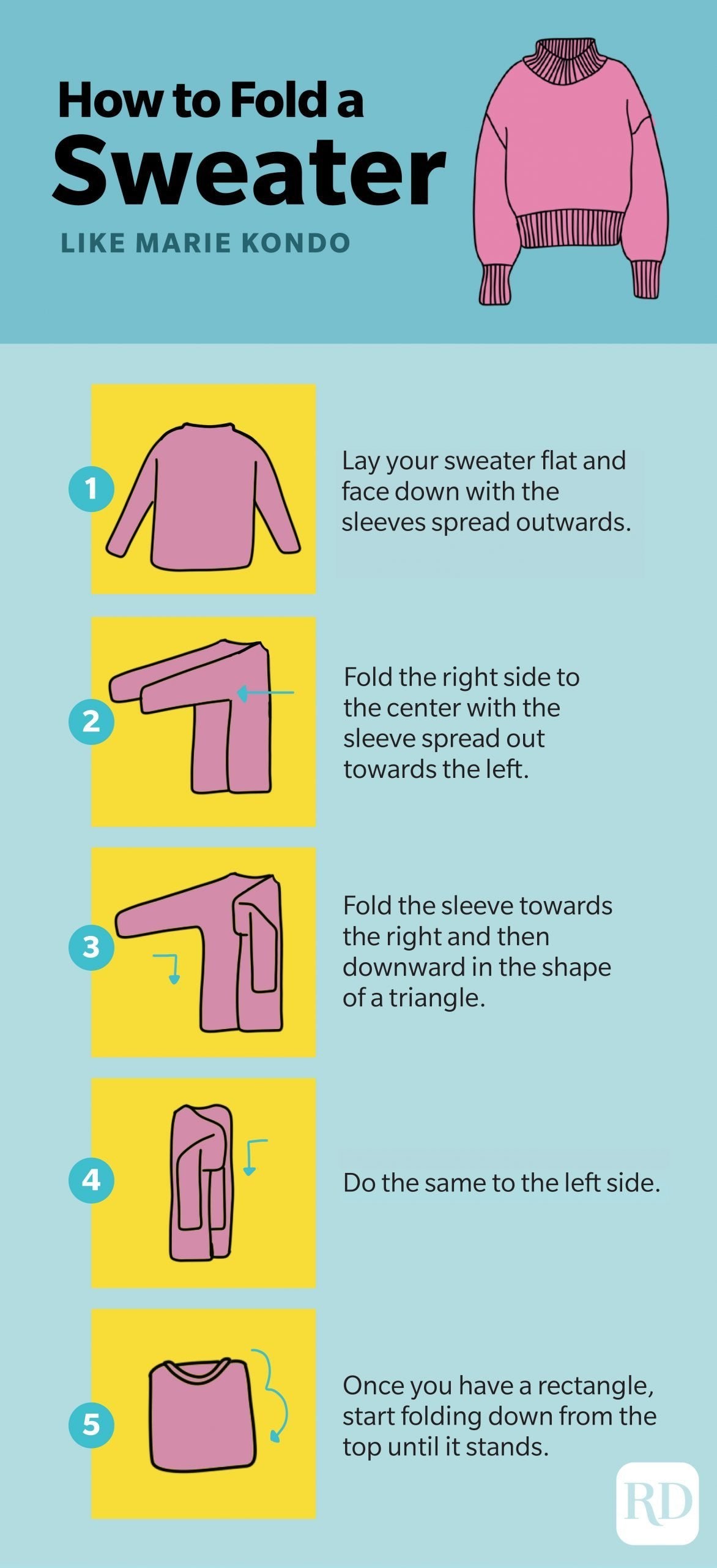 How To Fold Sweatshirts Marie Kondo?