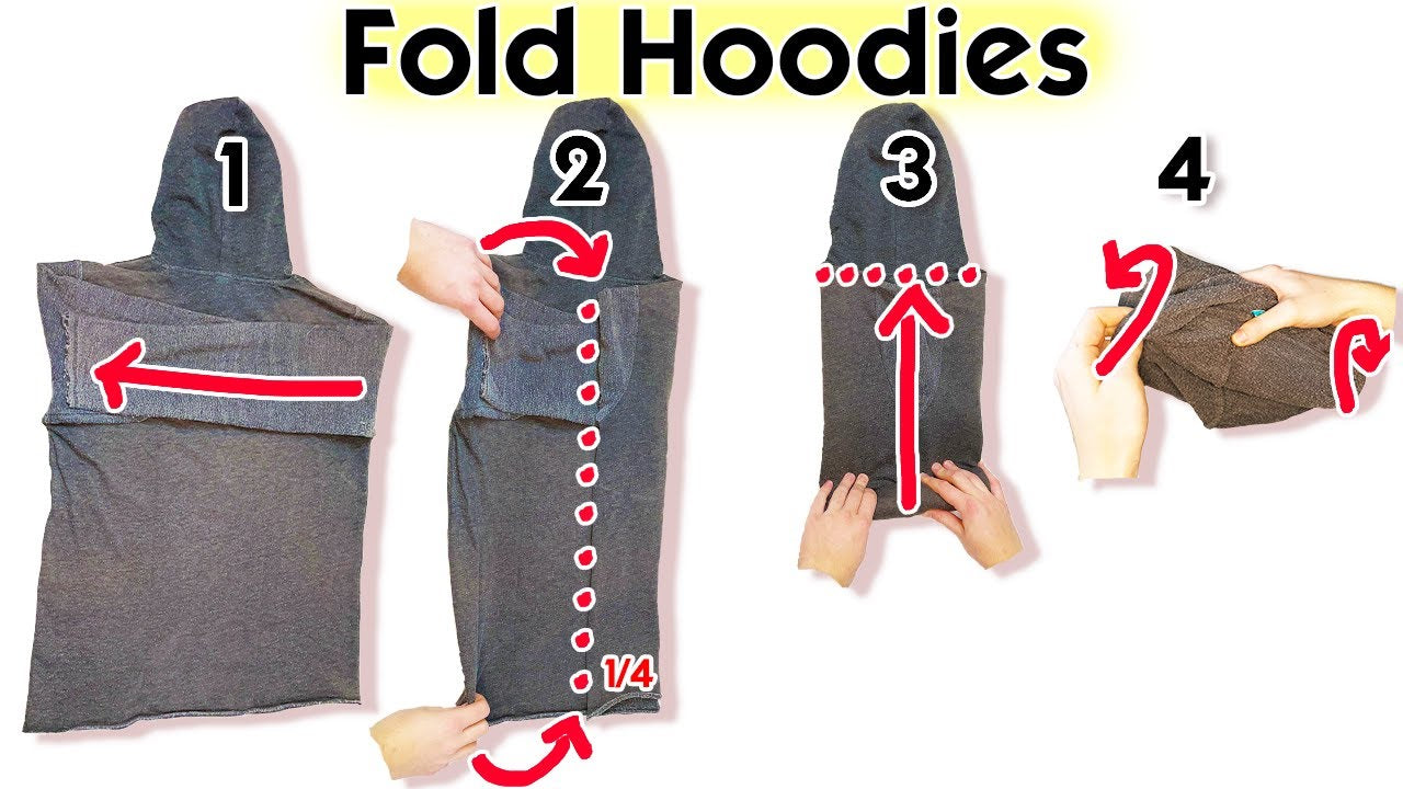 How To Fold Sweatshirts To Save Space?