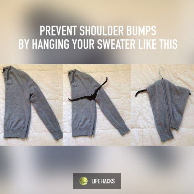 How To Get Rid Of Hanger Bumps On Sweaters?