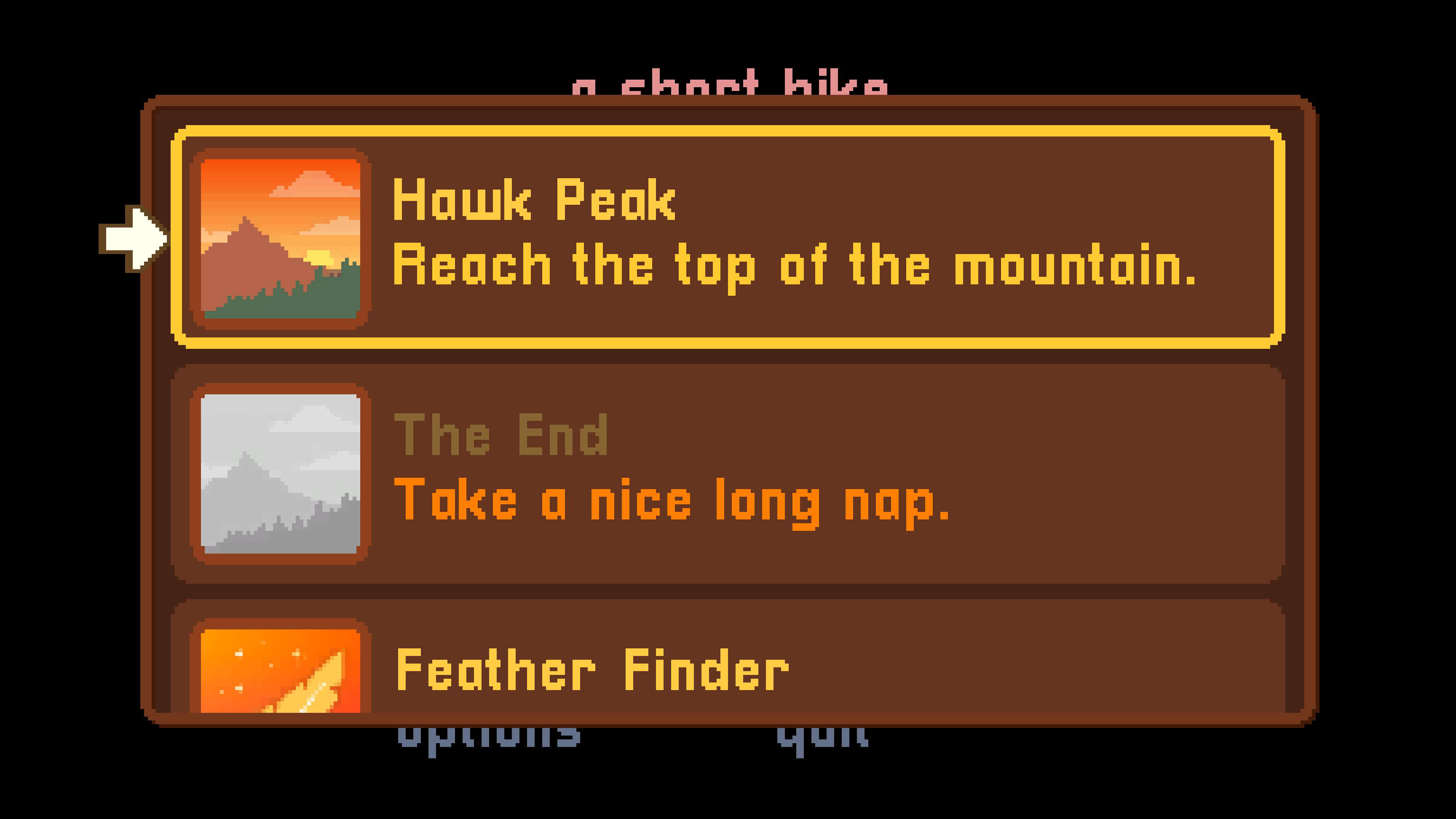 A Short Hike All Achievements