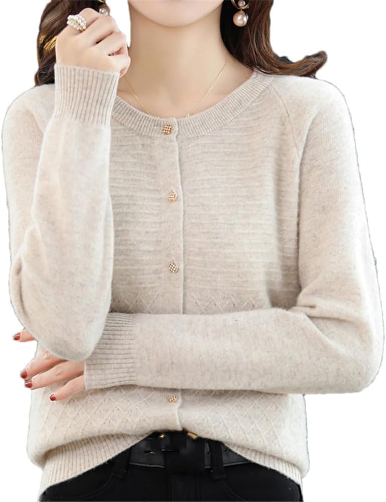 Elegant Pure Wool Cardigans For Ladies: Comfort And Style Combined ...