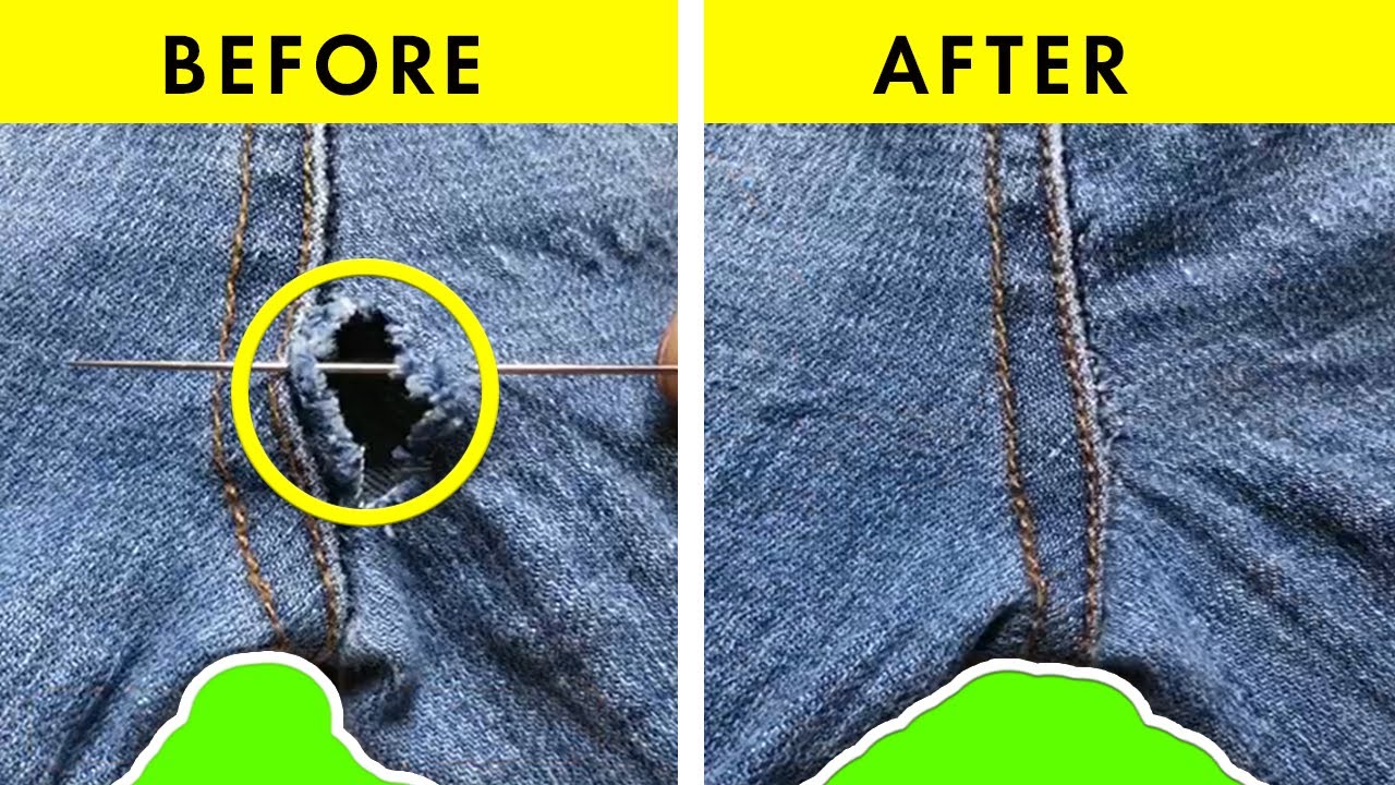 How To Darn A Hole In Jeans?