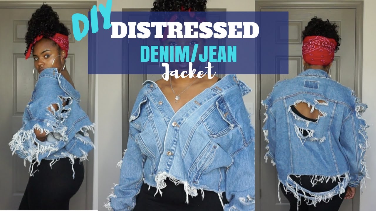 How To Distress Jeans Jacket?