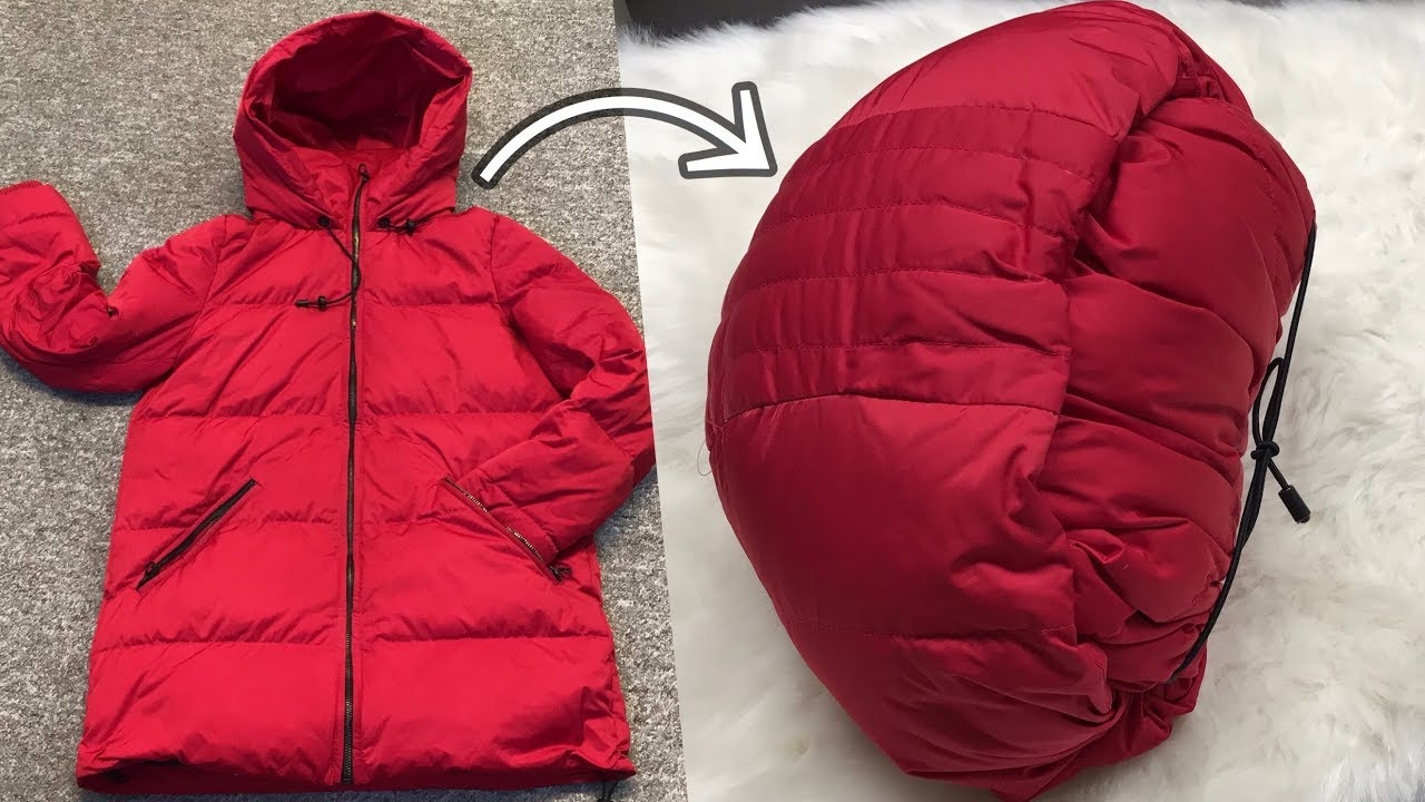 How To Fold A Puffer Jacket For Travel