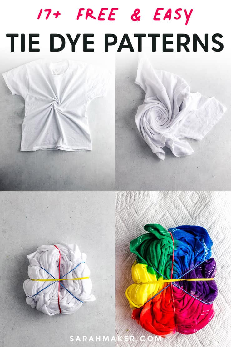 How To Fold A Shirt For Tie Dye?