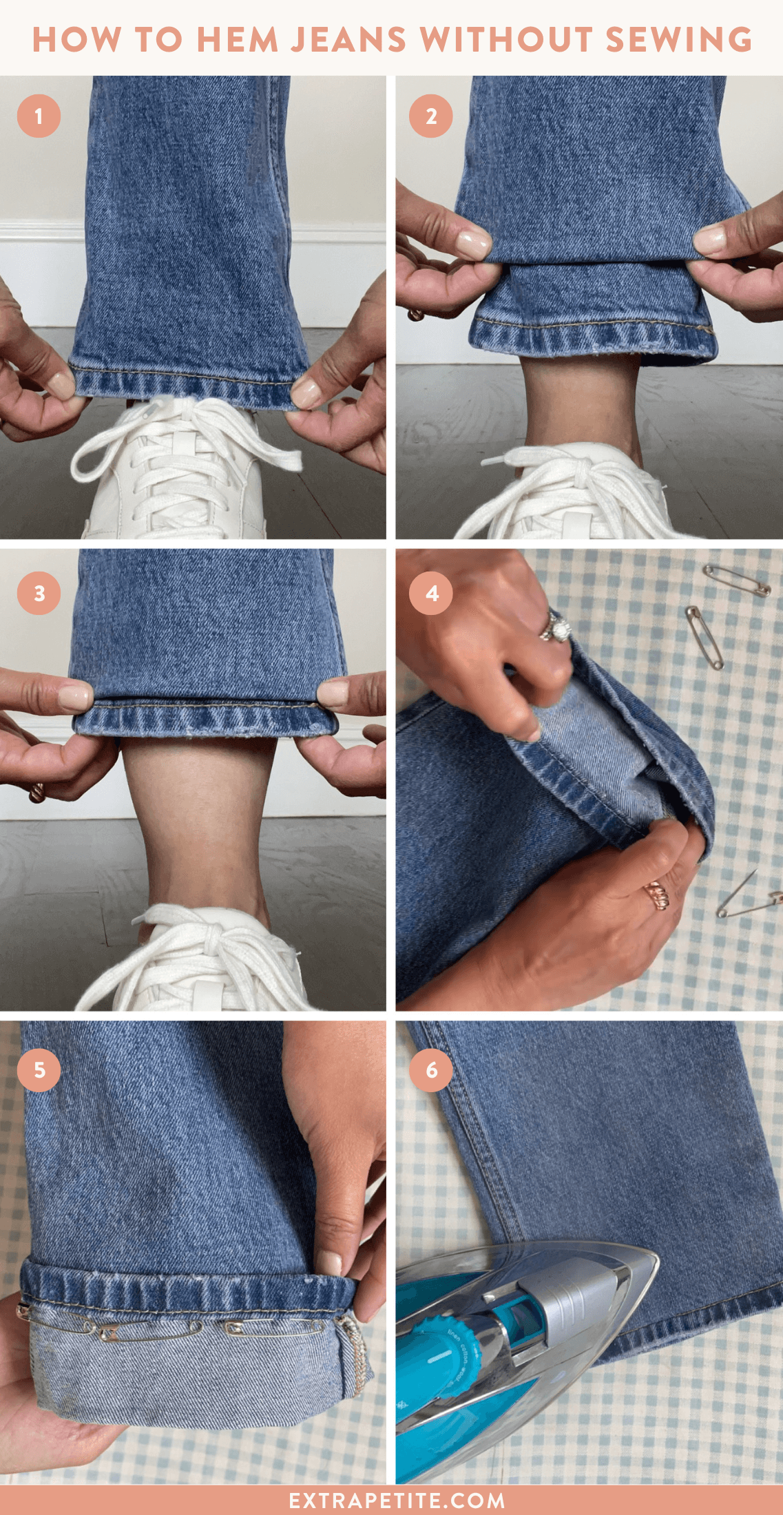 How To Hem Pants Without Cutting?