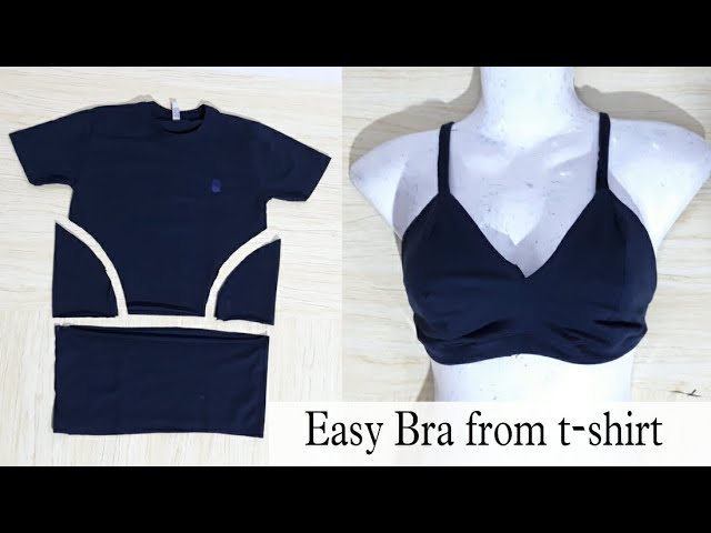 How To Make A Bra Out Of At Shirt?