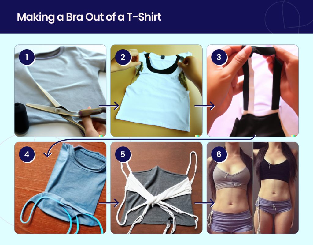 How To Make A Bra Out Of At Shirt?