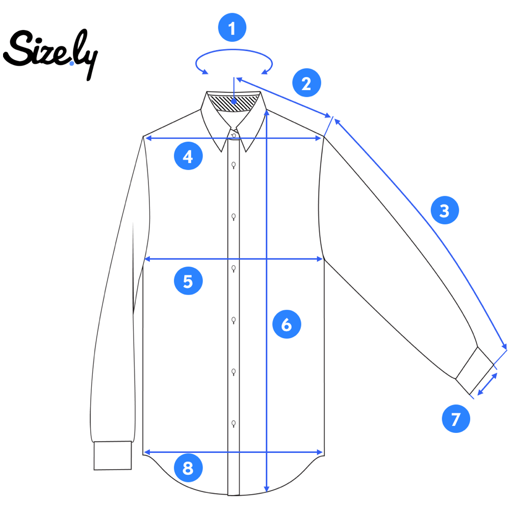 How To Measure For Men's Dress Shirt? – Majesda