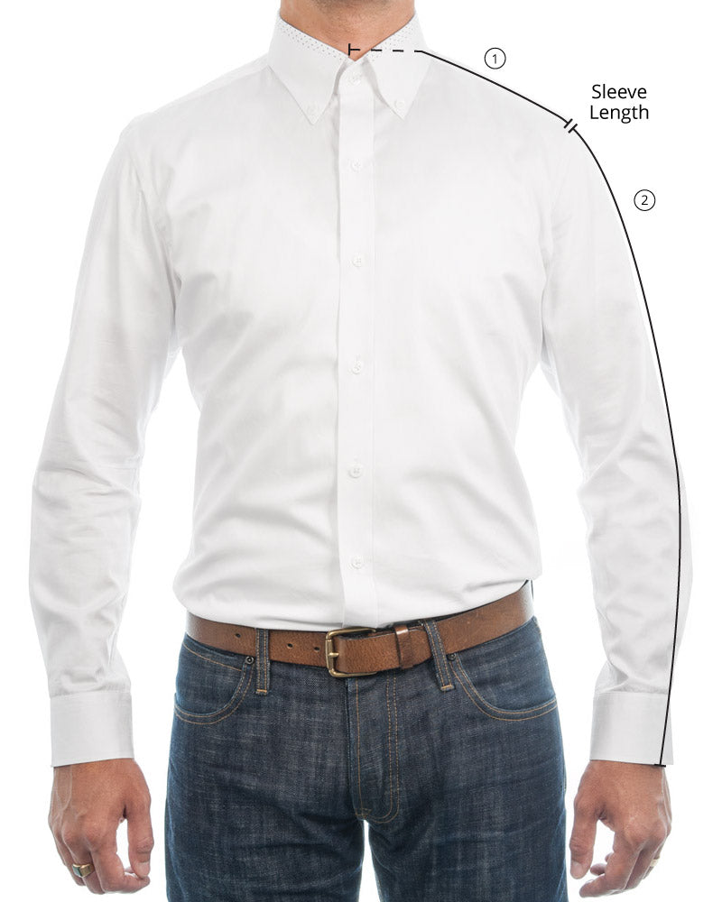 How To Measure Mens Arm Length For Shirts?
