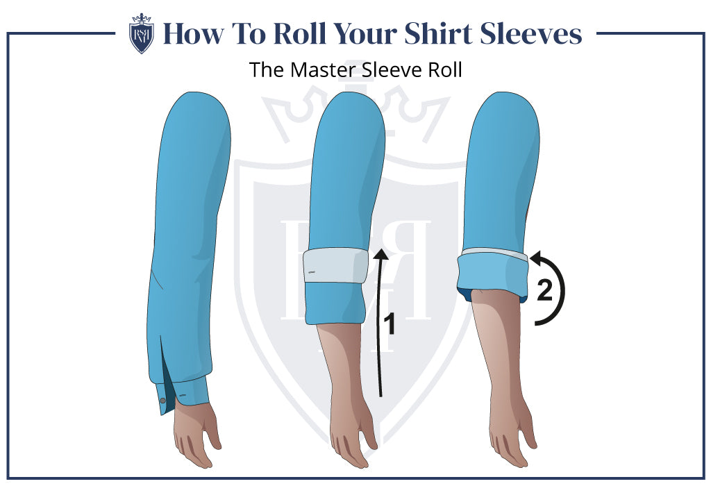 How To Roll Sleeves On A Button Up Shirt?
