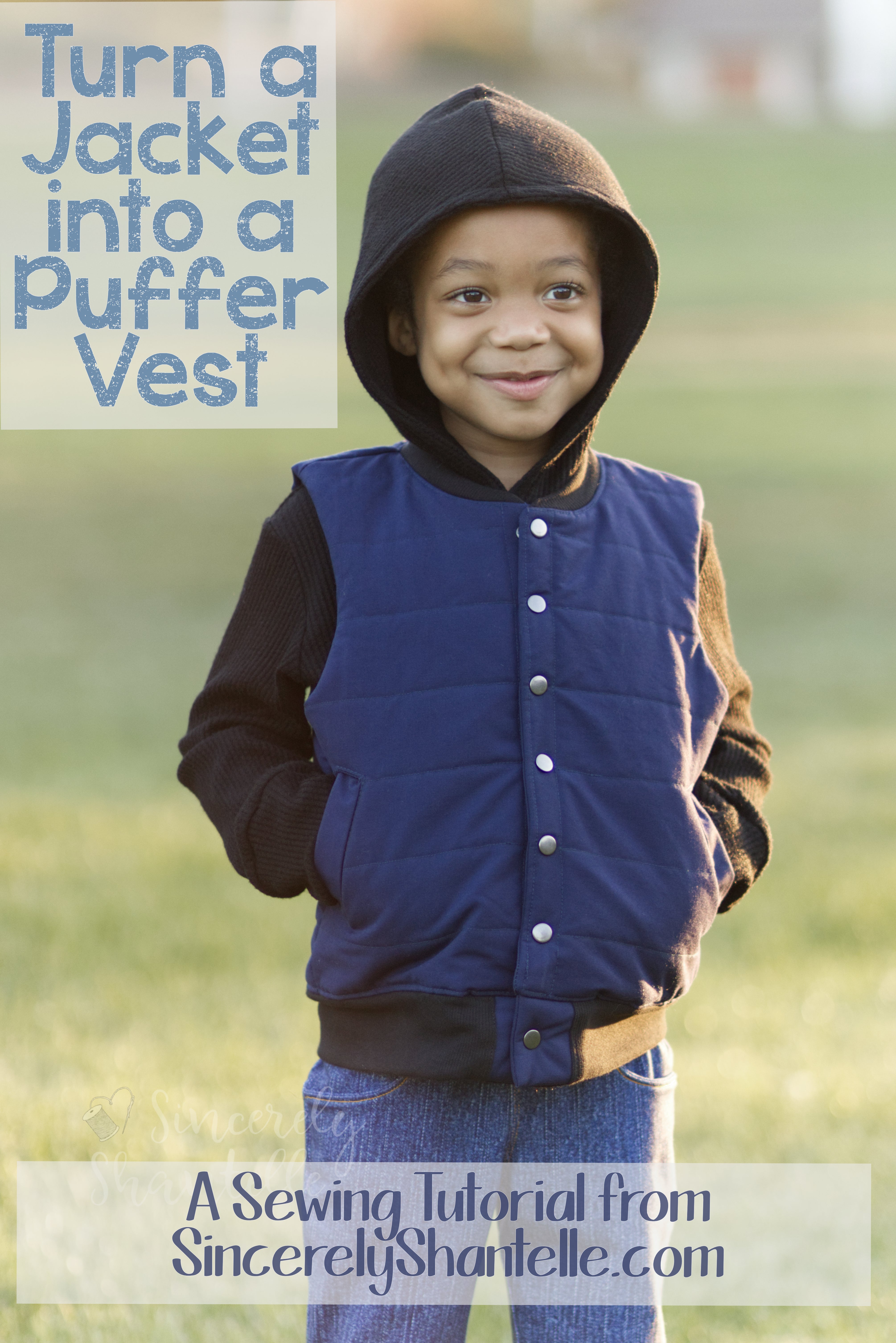 How To Turn A Puffer Jacket Into A Vest