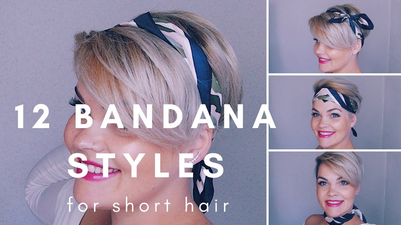 How To Wear A Bandana With Short Hair