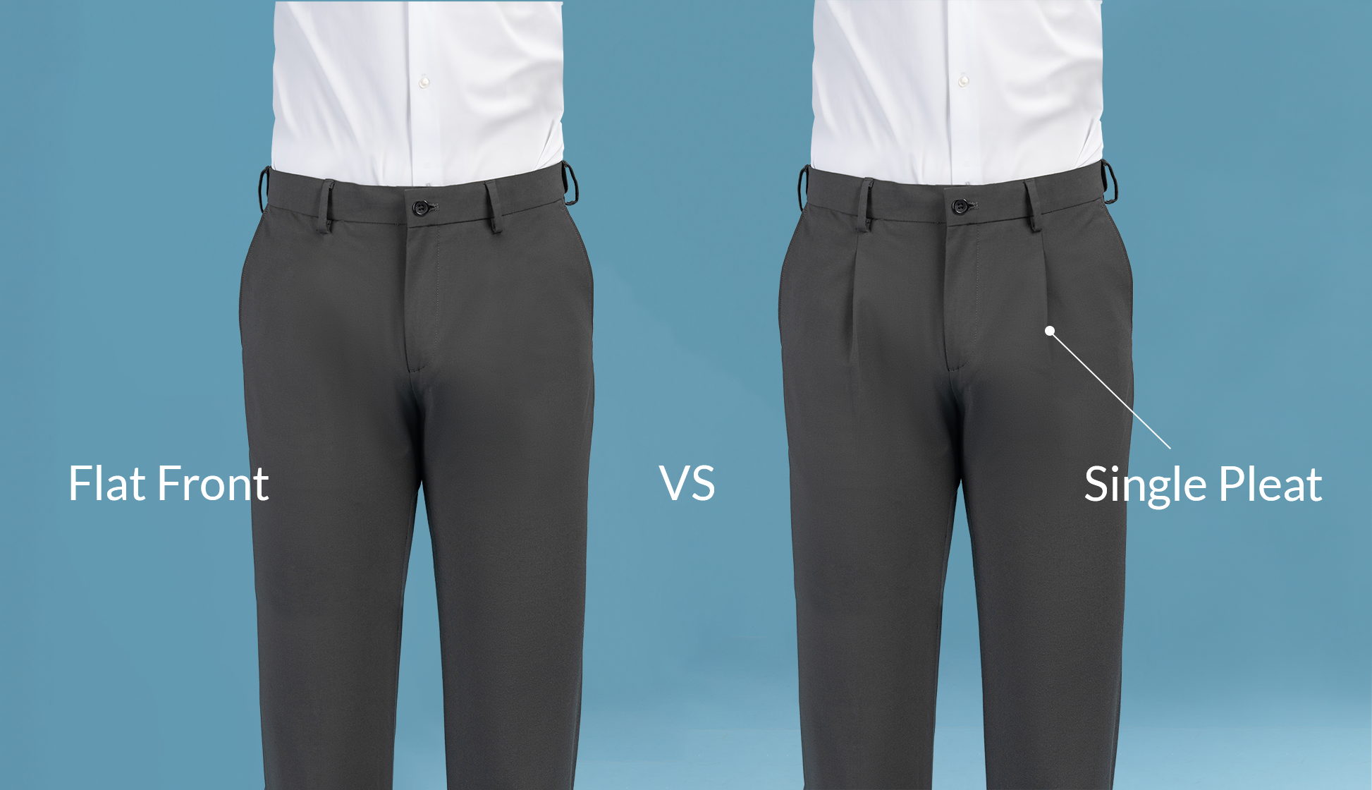 What Are Flat Front Pants?