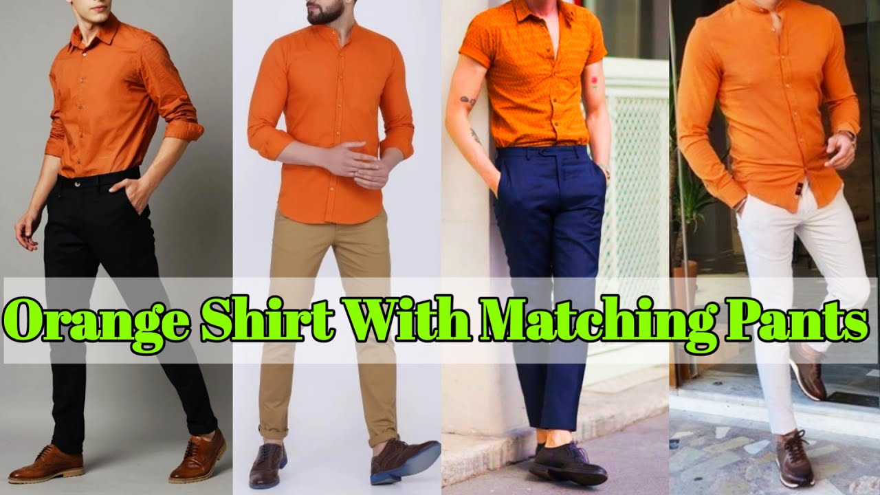 What Color Pants Go With Orange Shirt?