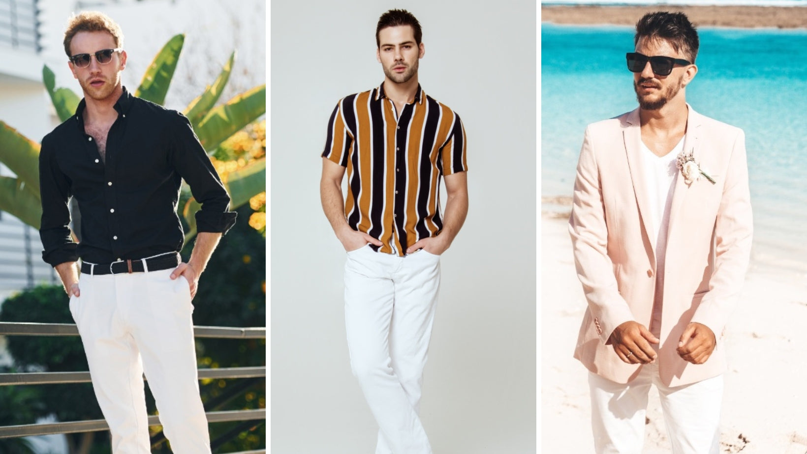 What To Wear With White Pants For Men?