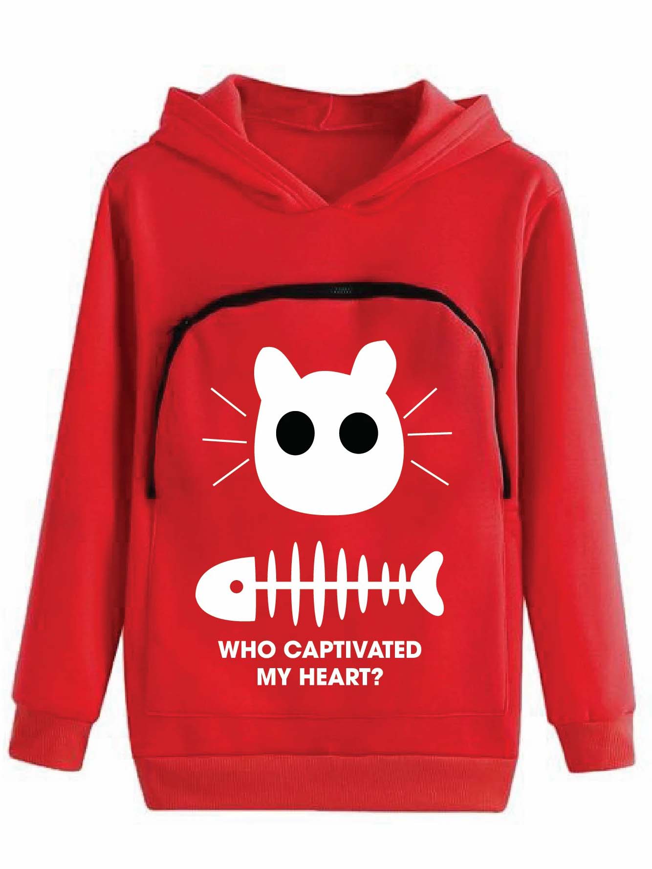 Who Captivated My Heart Cat Sweatshirt?