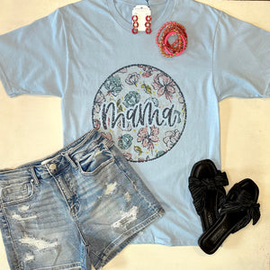Floral Mama Tee - Hootnan's Boutique LLC