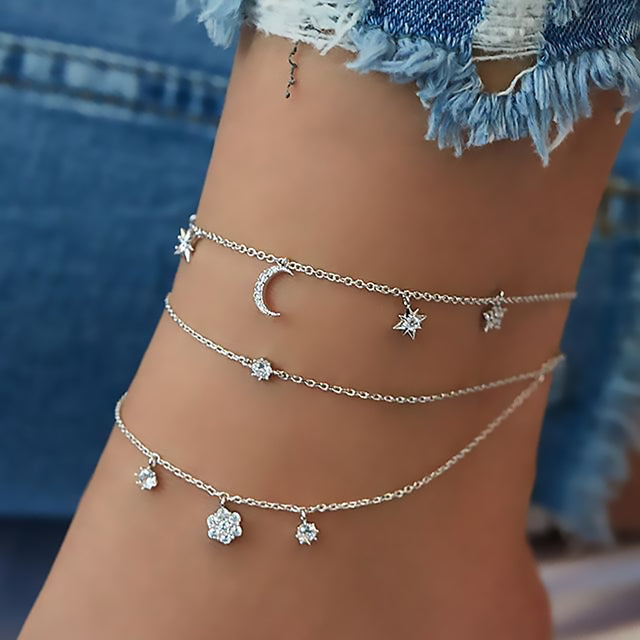 style anklets in different ways