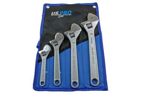 US PRO Tools 4pc Adjustable Pin Wrench Set 3/4 - 7/10 6818