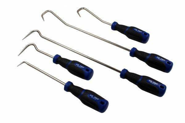 US PRO 6pc Long Reach Pick And Hook Set For O Rings Hoses Clips Seals