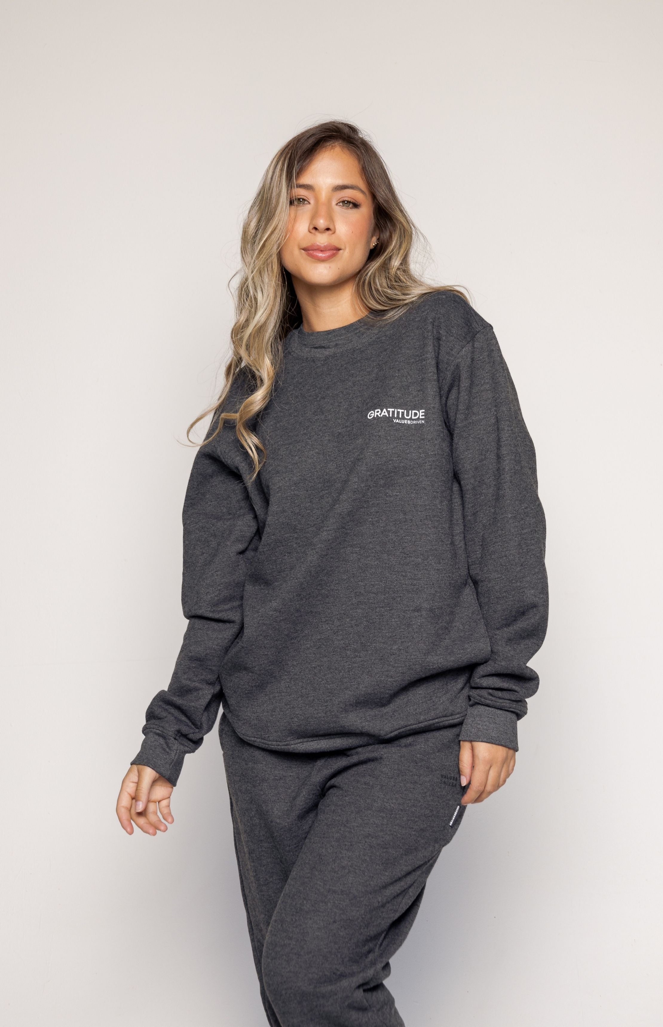 Gratitude Crewneck Gray