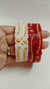 1.5 GM Gold plated Forming  bangoli traditional   plastic Sakha pola combo sets  bangles for women