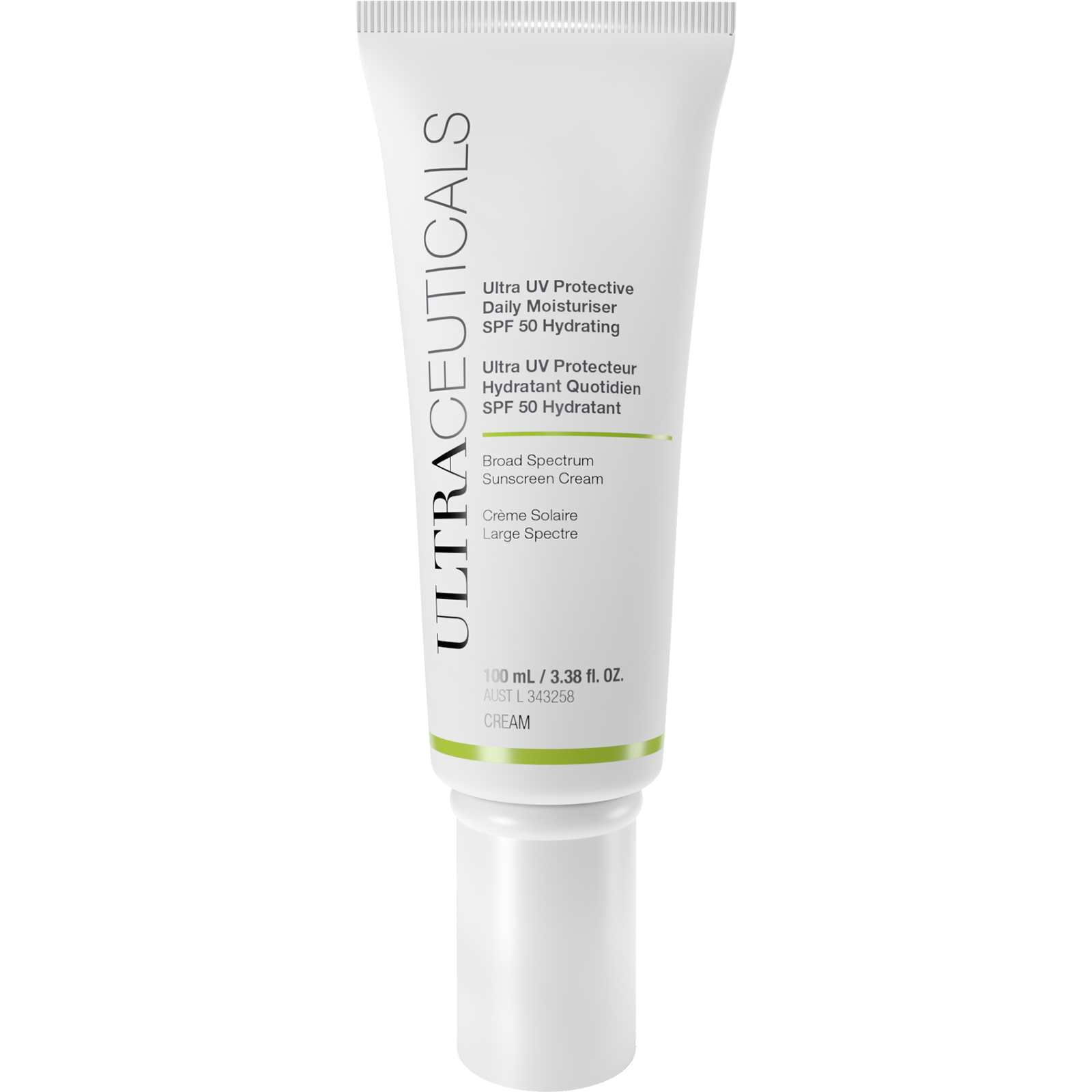 Ultra UV Protective Daily Moisturiser SPF 50 Hydrating - Ultraceuticals IE product image