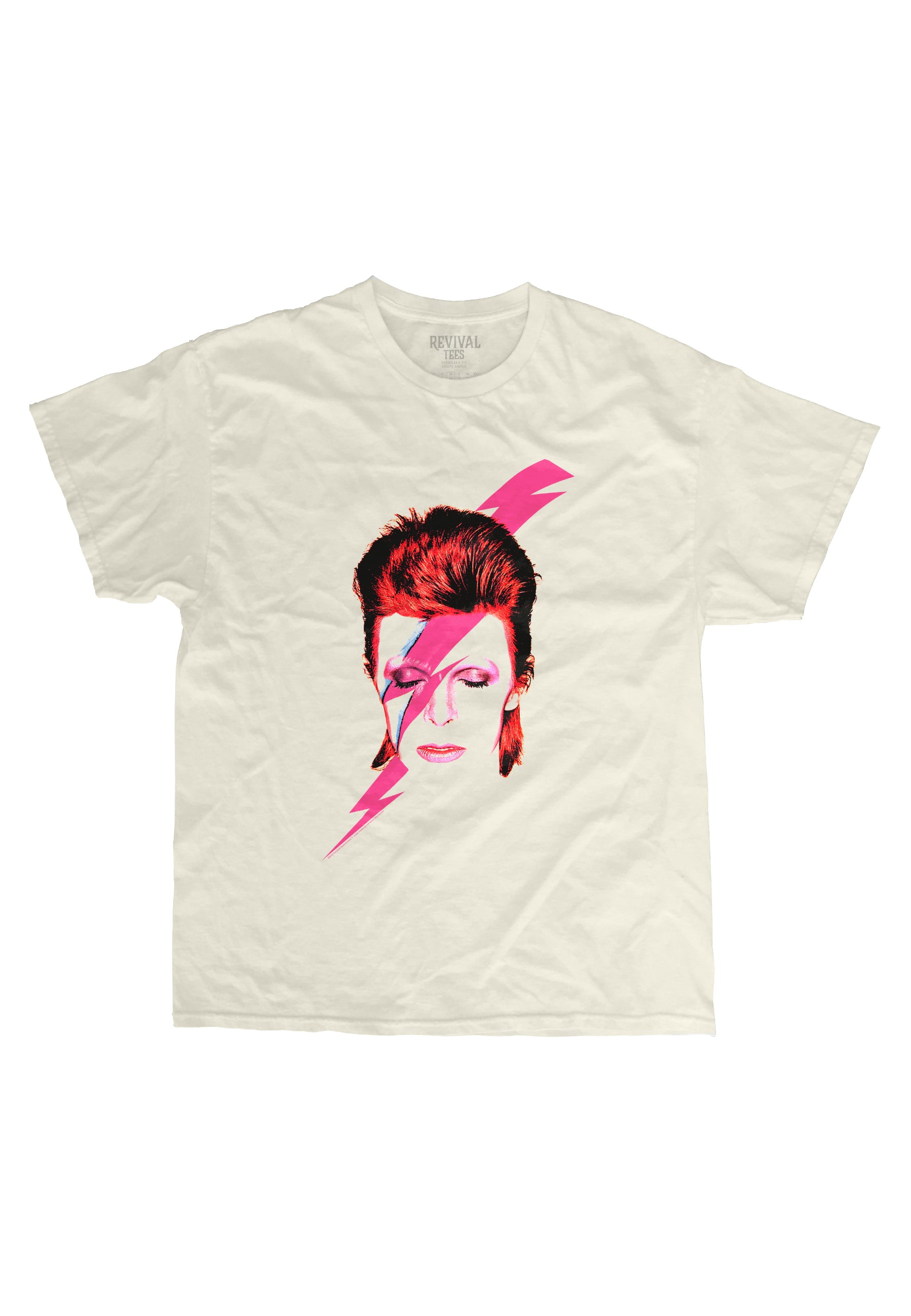 David Bowie Aladdin Sane Lightning Bolt Men's T-Shirt | Revival Tees