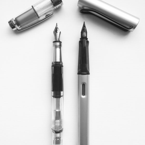 Two fountain pens