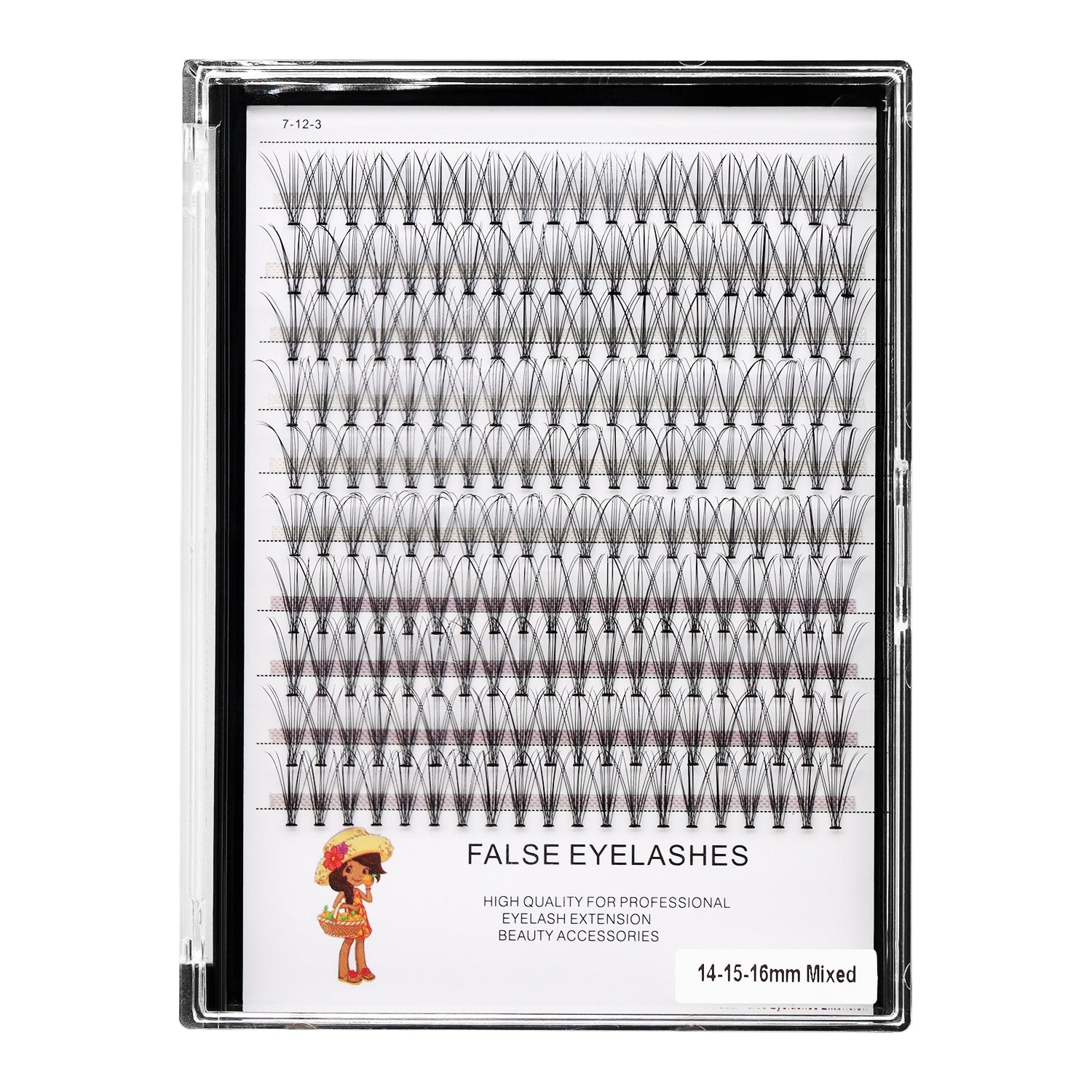 Bodermincer 10D# Lash Cluster 200pcs C Curl/D Curl/DD Curl