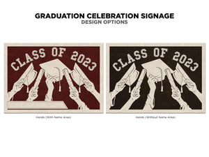 Graduation Celebration Sign - Blankslatecustoms