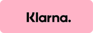 The image is a logo of Klarna on a pink background.