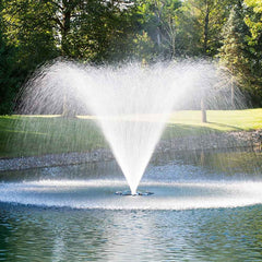 Airmax PondSeries Fountain - 2 HP Classic Spray Pattern On Display