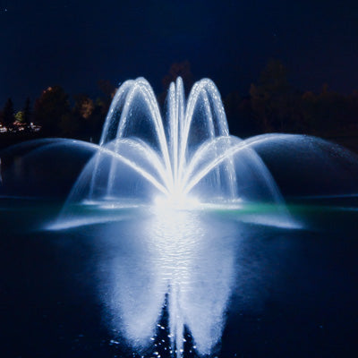 Airmax PondSeries Fountain Double Arch Geyser White RGBW