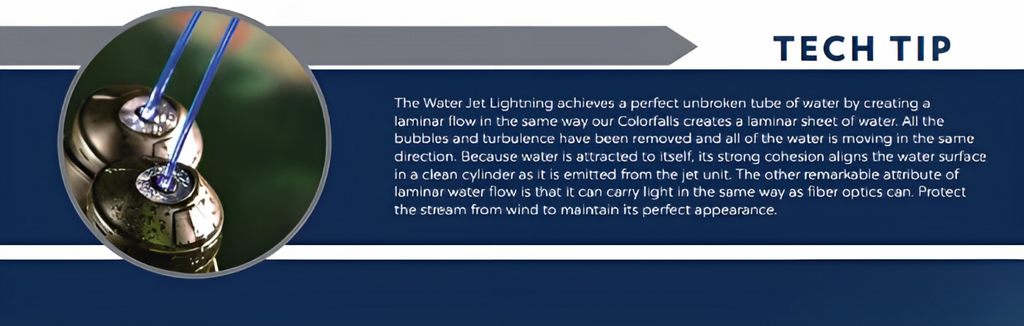 Oase Water Jet Lightning Fountain