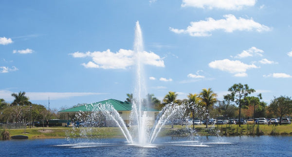 Vertex AerationJet Floating Fountain Series On Water Display
