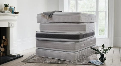 Stacked mattresses, sprung, latex, mattress, foam