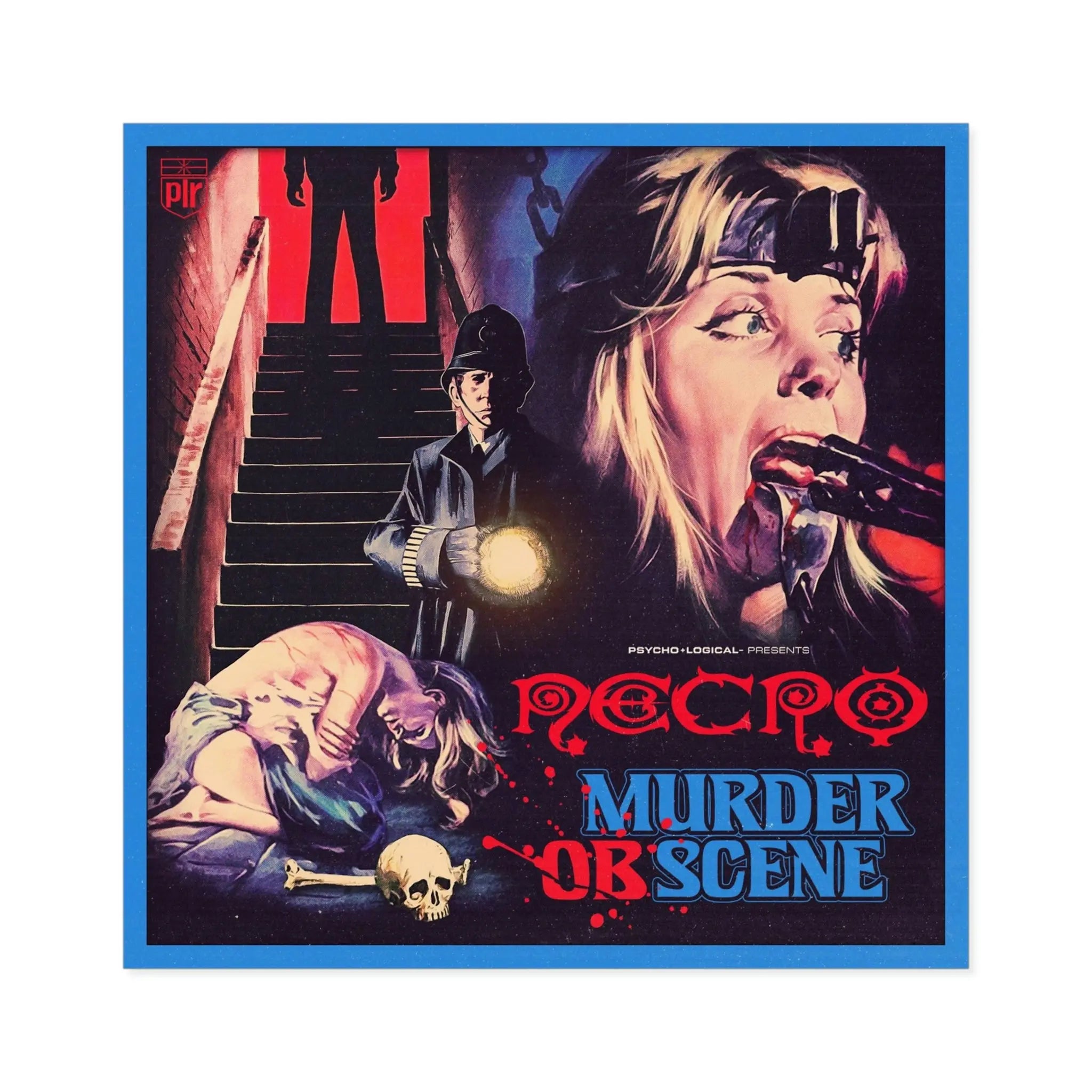 Murder Obscene – Sticker 5x5" NECRO SUPER STORE