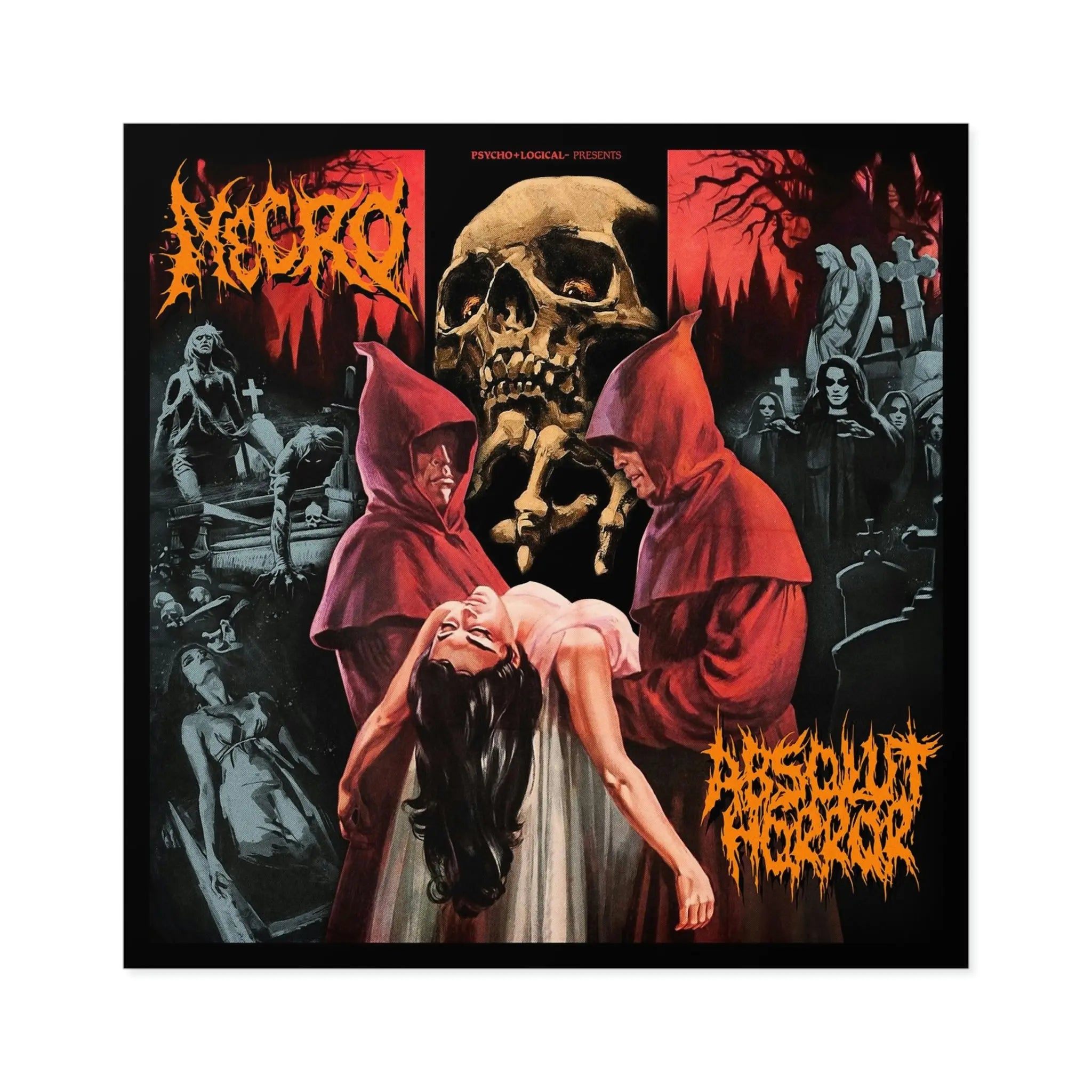 Absolut Horror – Sticker 5x5" NECRO SUPER STORE