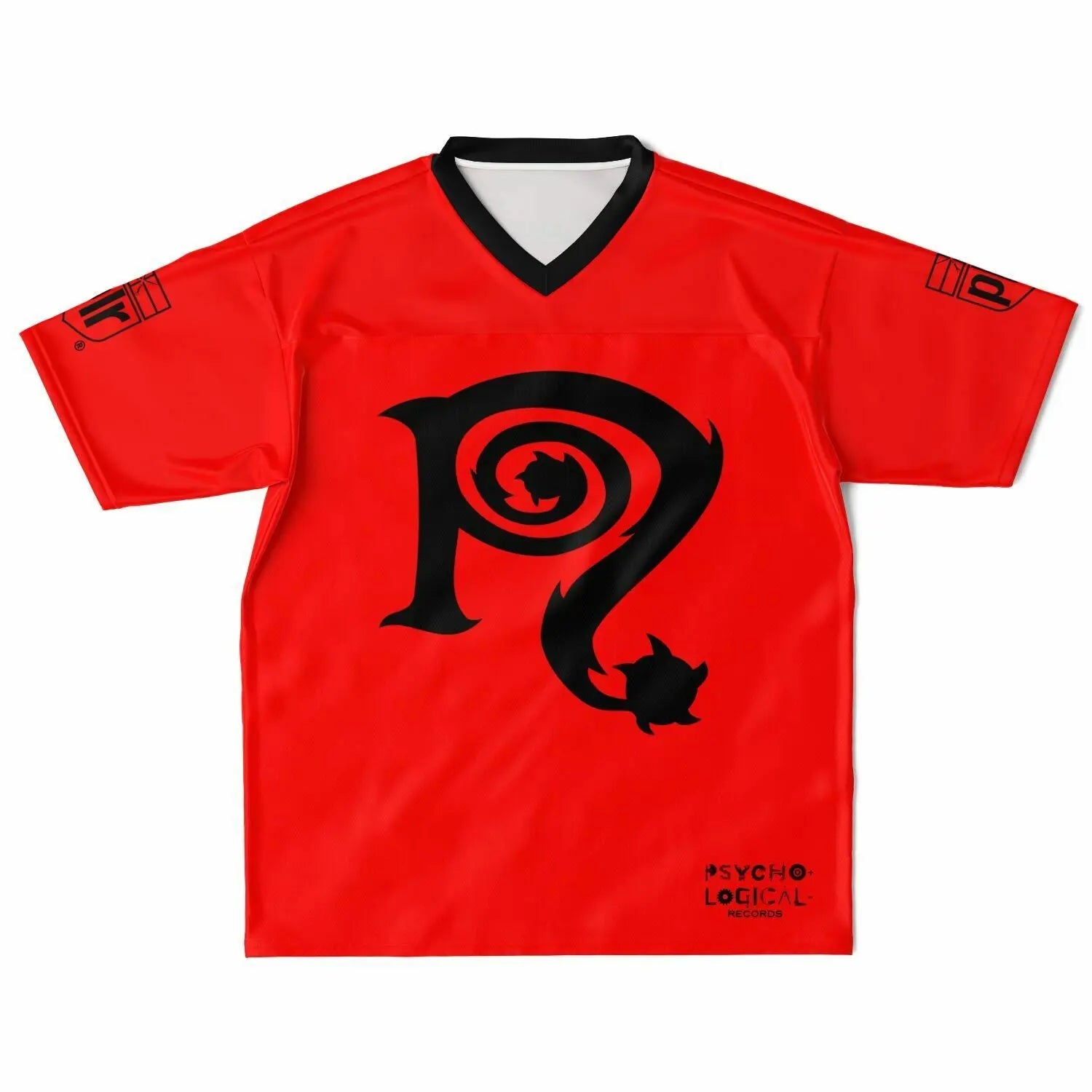 NECRO - N Symbol Red & Black - Football Jersey NECRO SUPER STORE