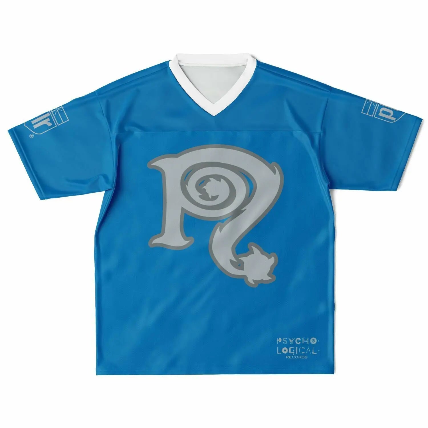 NECRO - N Symbol - Football Jersey  (Detroit Lions Colors) NECRO SUPER STORE