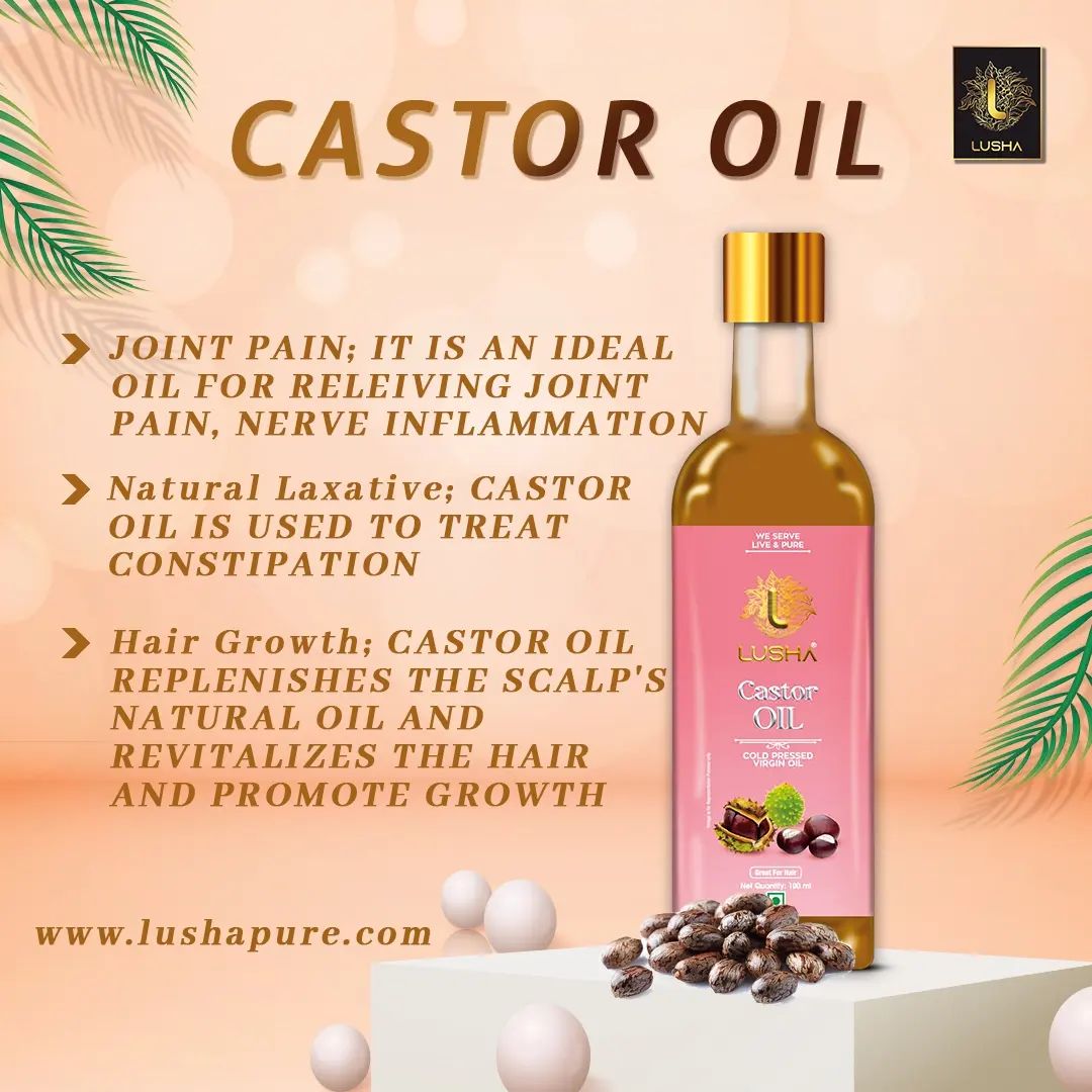 Inlife Castor Oil Supplement For Hair And Skin Natural Laxative 500 mg 60  Liquid Filled Veg Capsules  JioMart