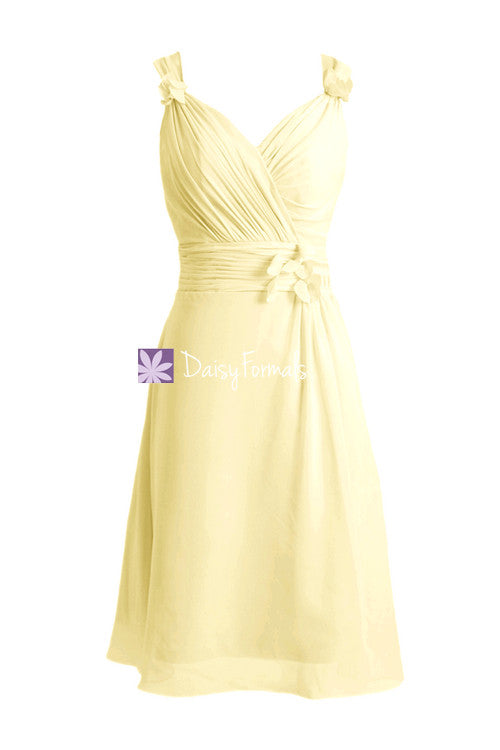 cheap yellow bridesmaid dresses