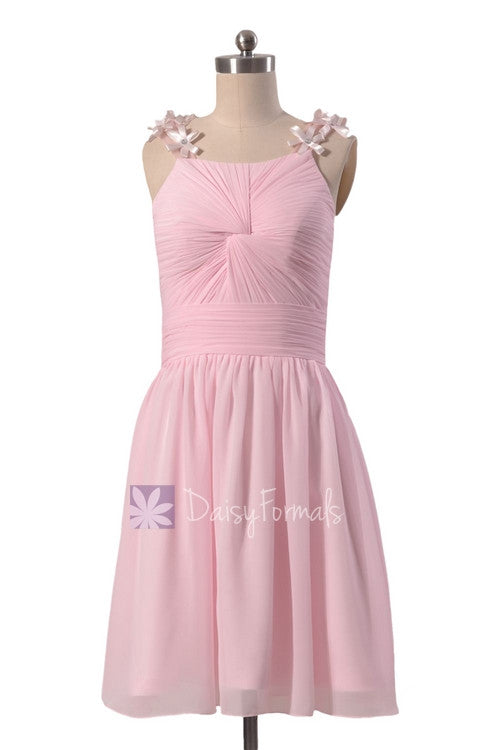 pink junior bridesmaid dresses